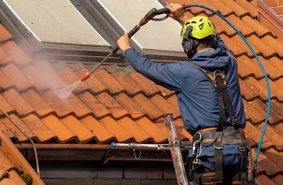 Démoussage et hydrofuge de toiture à Saugues